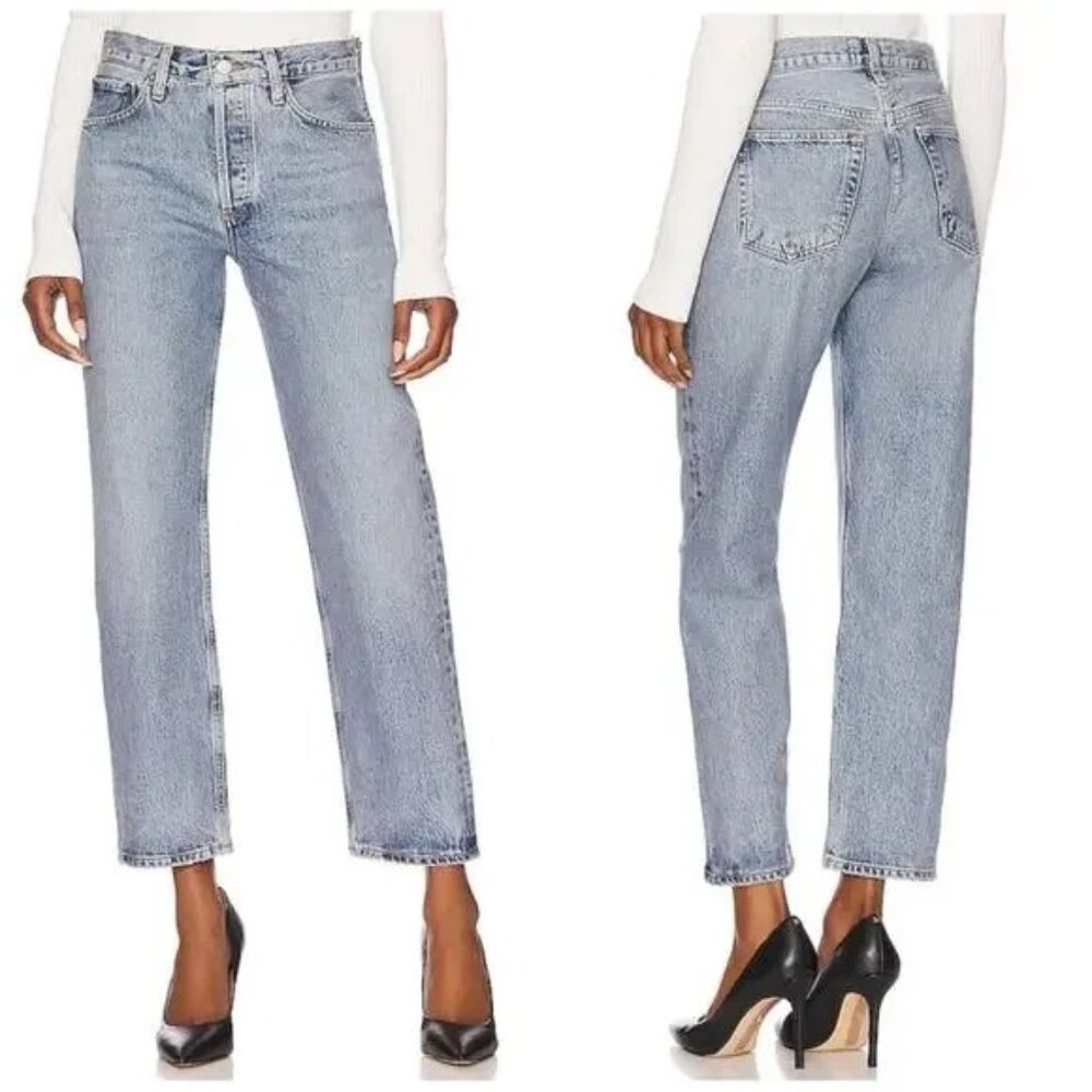 AGOLDE Wyman Low Slung Straight Jeans in Ratio Size 26